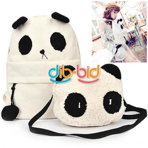 Mochila de Panda com bolsinha